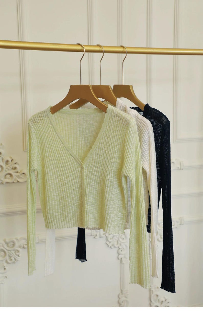 One Size Cardigans Lightweight Cropped Cardigan One Size Fits up to US 8 - Etsy