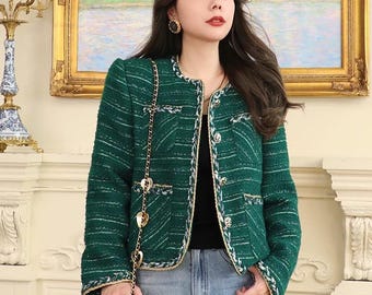 【⭐︎CHANEL⭐︎】ビーバーテールジャケット＆ロングジョンセット PINKY&DIANNE ジャケット テーラードジャケット セットアップ