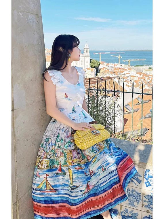 chinese dress ladies Animal Print Silk Designer Maxi Dresses main image 0