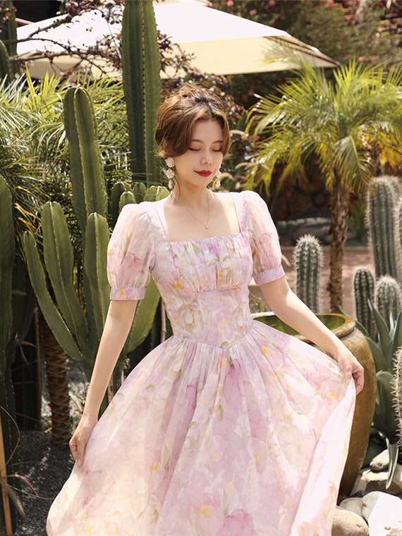 Pastel pink shop summer dress