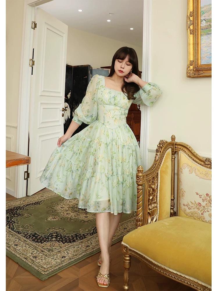 white christmas dresses 3/4 Sleeve Sheer Chiffon Lace Two Piece Sheath Mother of Bride Dress, main image 1