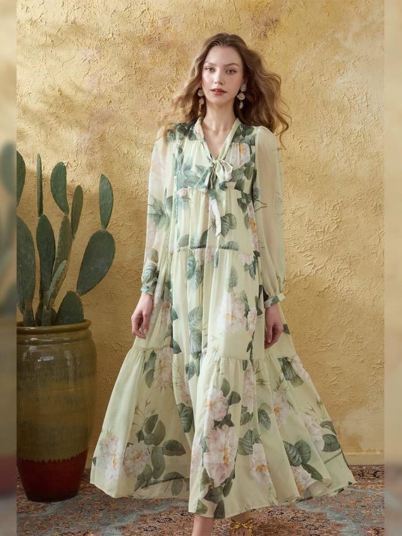 dress floral chiffon polyester Navy/Light Salmon/Light Orchid 100% Print Short Sleeves Sloane Chiffon Floral Print Dress