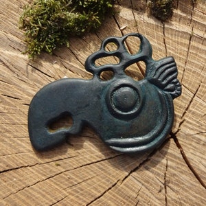 Scythian Bronze Badge Viking Bronze Ancient Badge Viking Bronze Badge Moose Badge Ancient Badge Replica Moose Head Bronze Badge