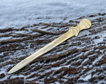 Ancient Arslantepe Sword - European Sword Replica - Arslantepe Short Sword - Bronze European Weapon Reproduction - Ancient Weapon