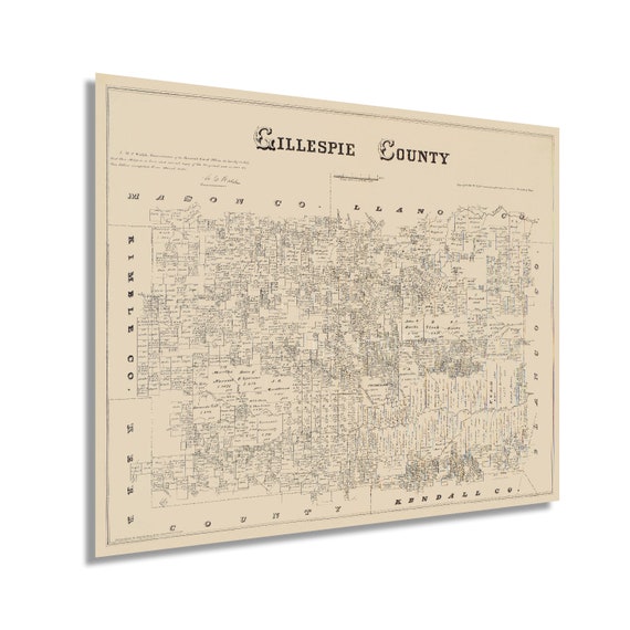 Map Of Gillespie County Texas Zip Codes