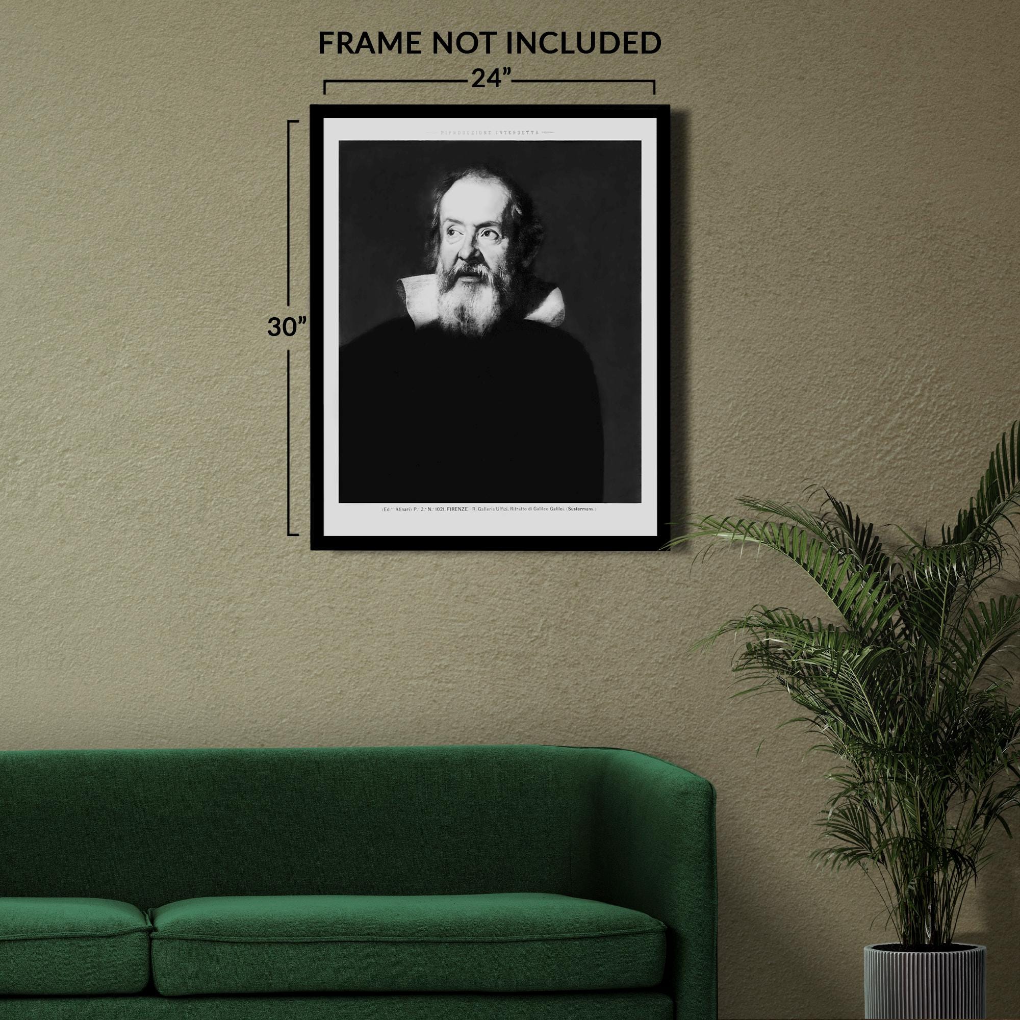 1890 Galileo Galilei Photo Print - Vintage Photo of Galileo