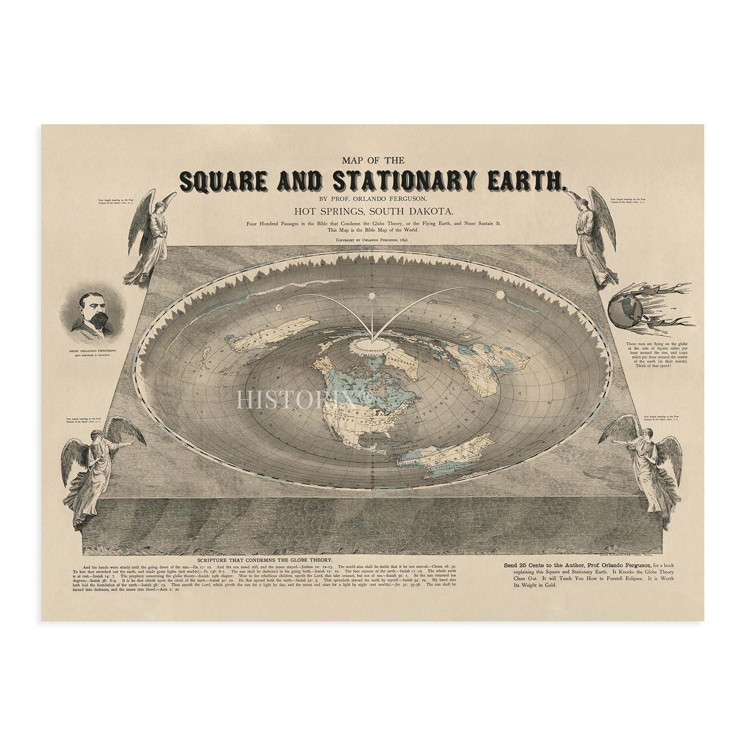 Flat earth square sale