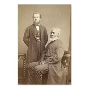 1876 Josiah Henson Photo Print - Vintage Portrait Photo of Josiah Henson with John Lobb Poster