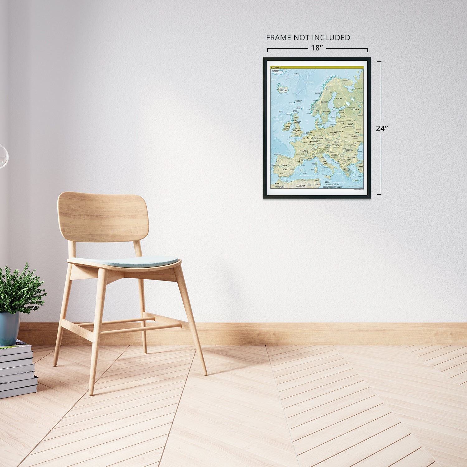 2021 Europe Map Wall Map of Europe Poster Europe Wall Art Poster Map of
