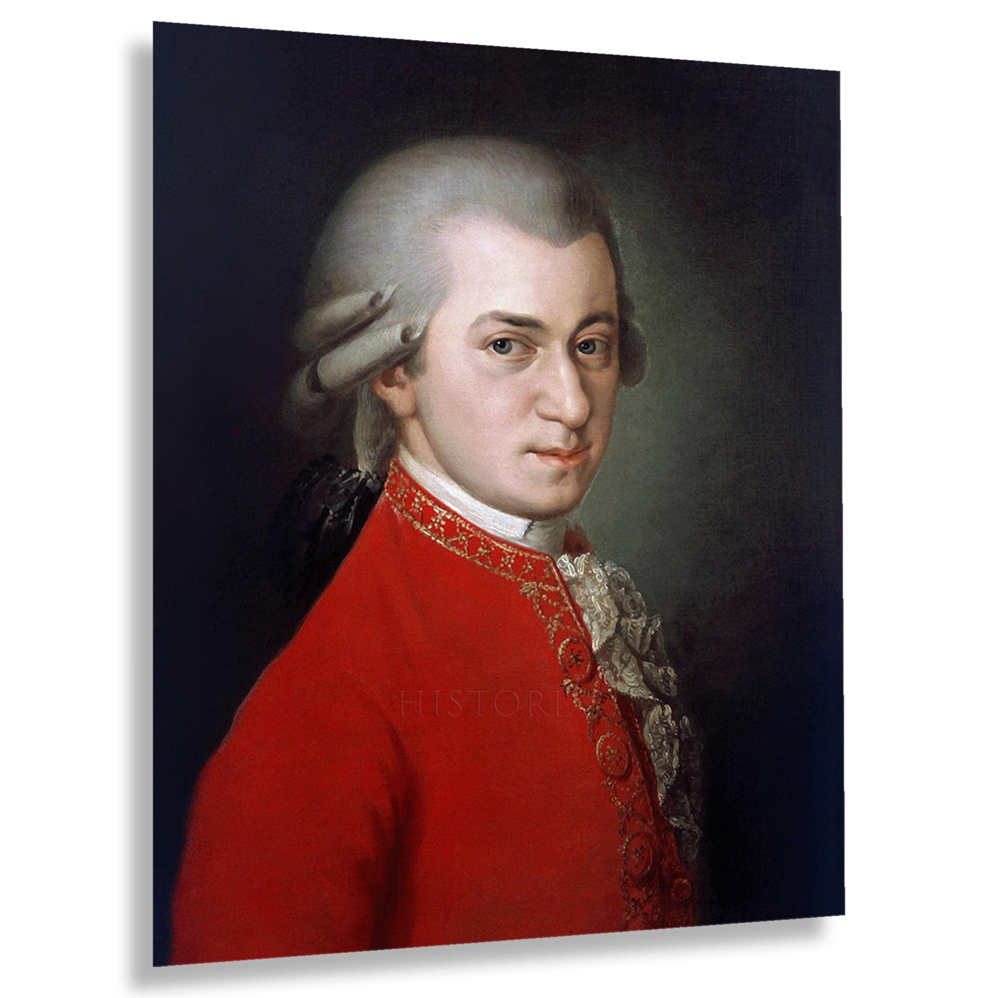 1819 Wolfgang Amadeus Mozart Photo Print - Vintage Portrait of
