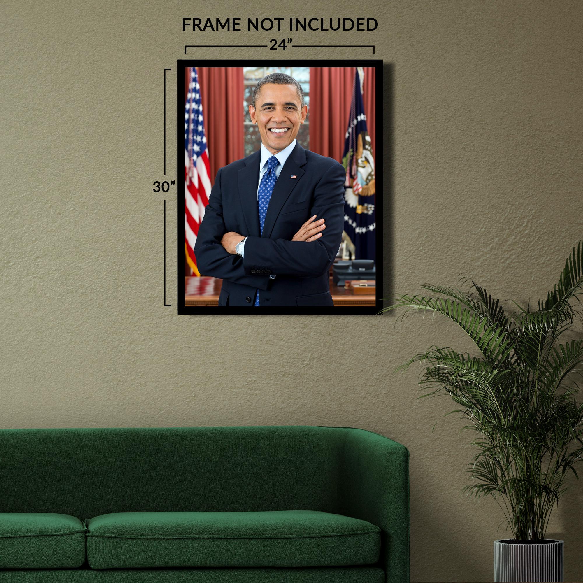 Barack Obama 44th President of the United States Official Portrait ...