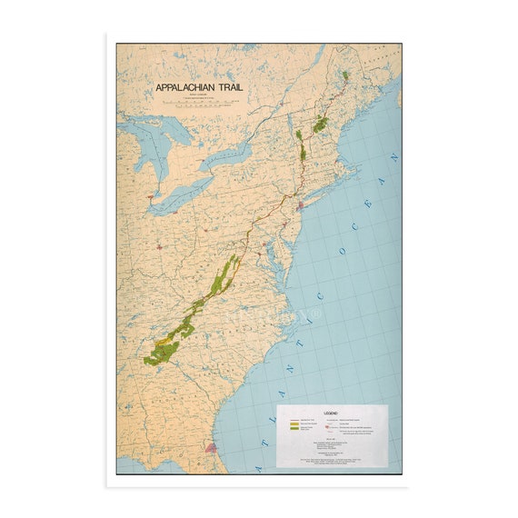 Appalachian Mountains Physical Map Il 570xN.3649797420 9wx7 