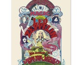 1971 Led Zeppelin Poster Matte - Vintage Poster of Led Zeppelin