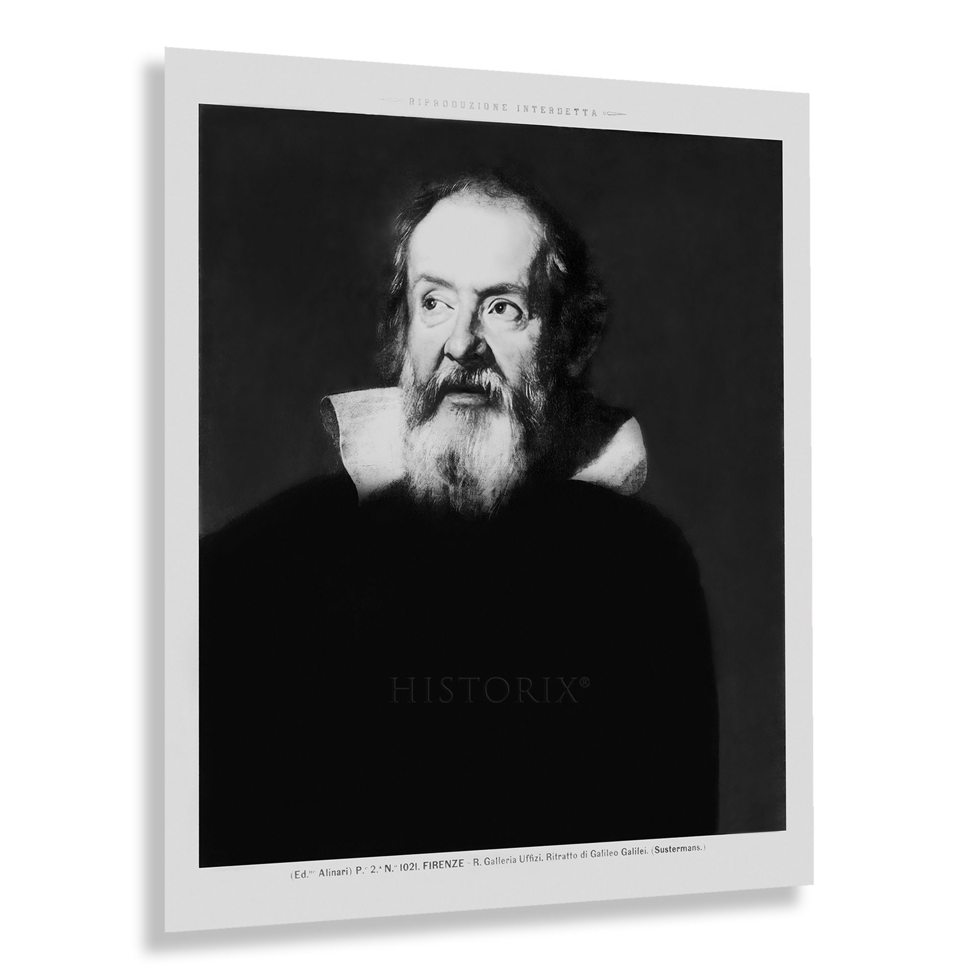 BBHF サイン入りラミネートパス / Galileo Galilei 1890 Galileo Galilei Photo Print - Vintage Photo of Galileo