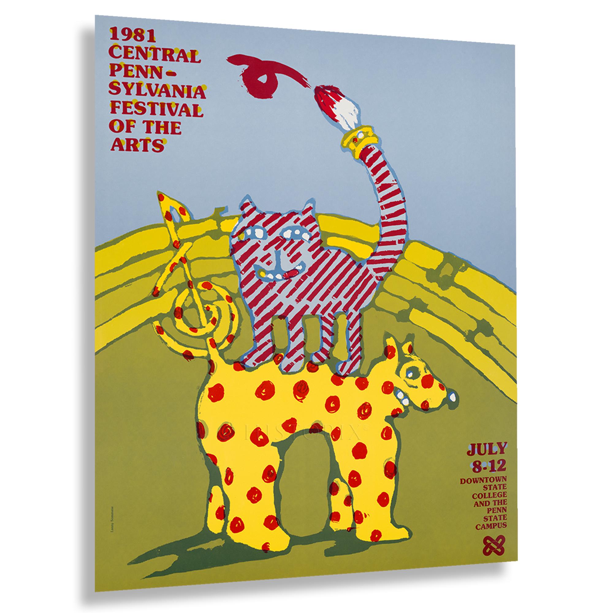 1981 Central Pennsylvania Festival of the Arts Poster Print
