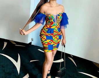 latest african short dresses designs