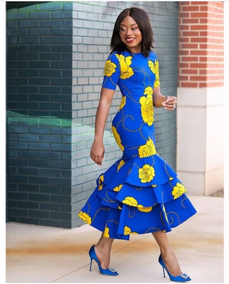 African party dress/Ankara clothing for women/African Etsy
