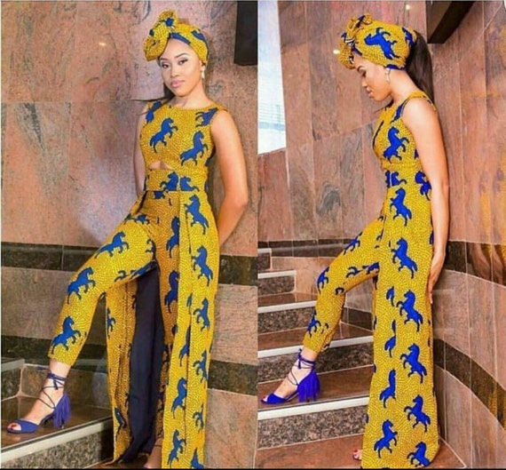 Wonderbaar Afrikaanse kleding voor vrouwen/Afrikaanse afdrukken | Etsy ZP-53