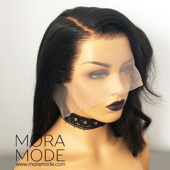 Bleached Knots Full Lace Wig Short Bob Cut Hair Loss Etsy