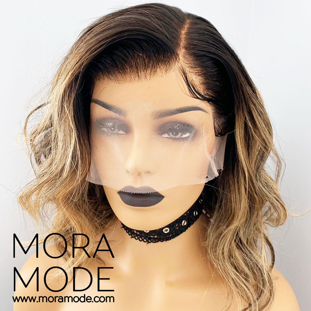 Real Human Hair Wigs UK Real Scalp Hairline Balayage Etsy