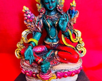 Resin Green Tara/protections/healing