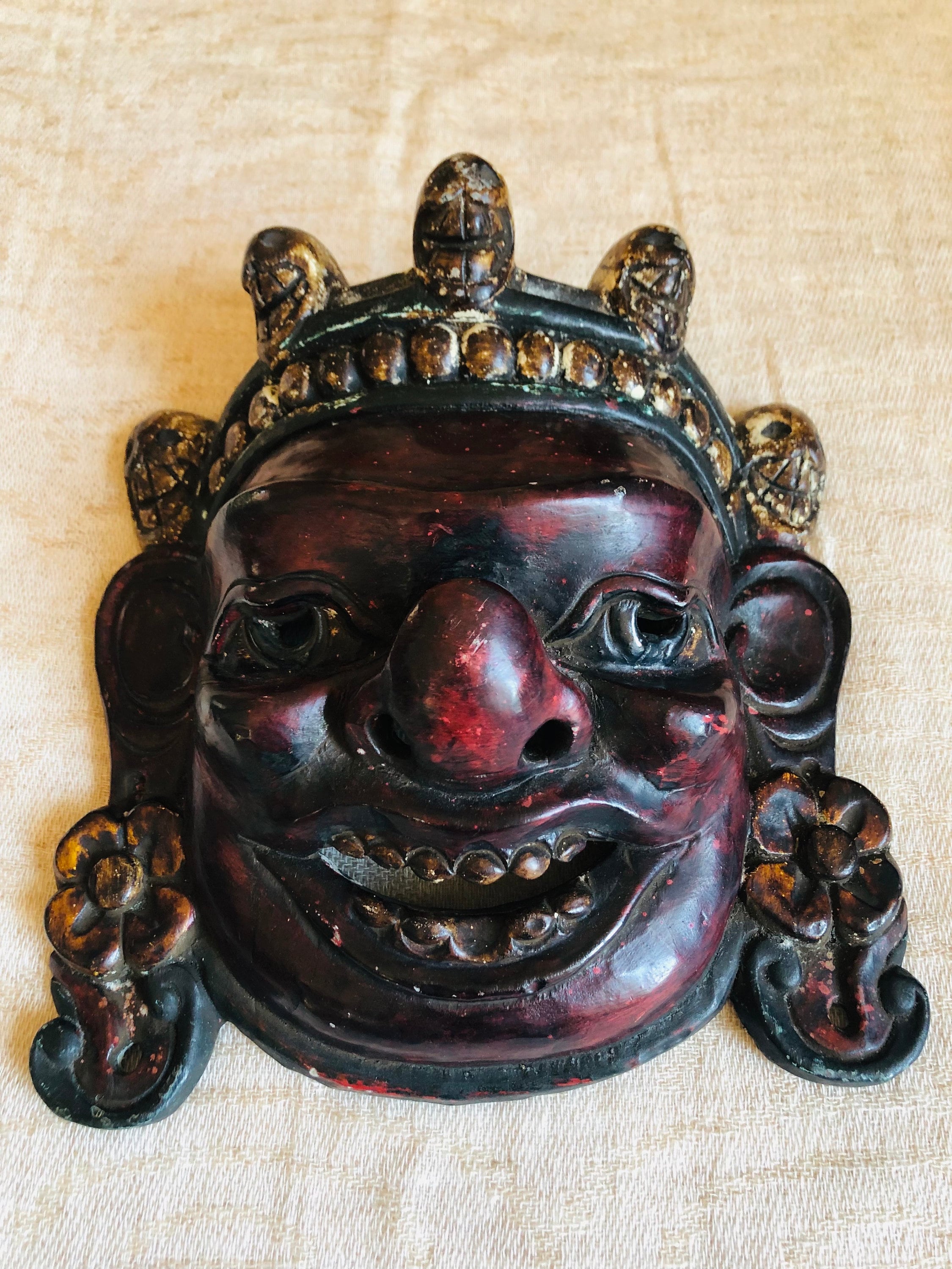 Old Yama Mask/ Antique Wooden Yama/ Handcrafted/ceremonial Used - Etsy