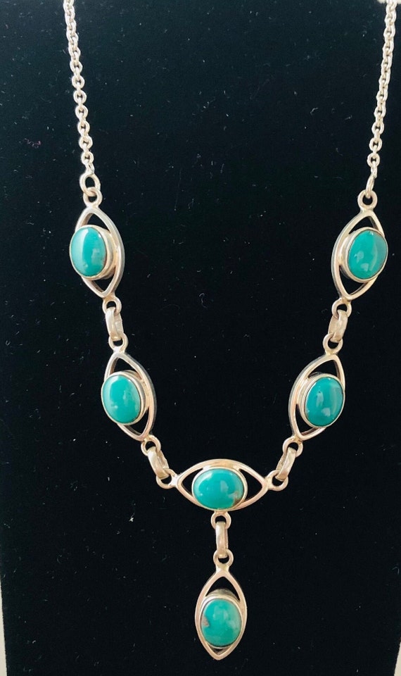 Beautiful Tibetan turquoise and silver necklaces