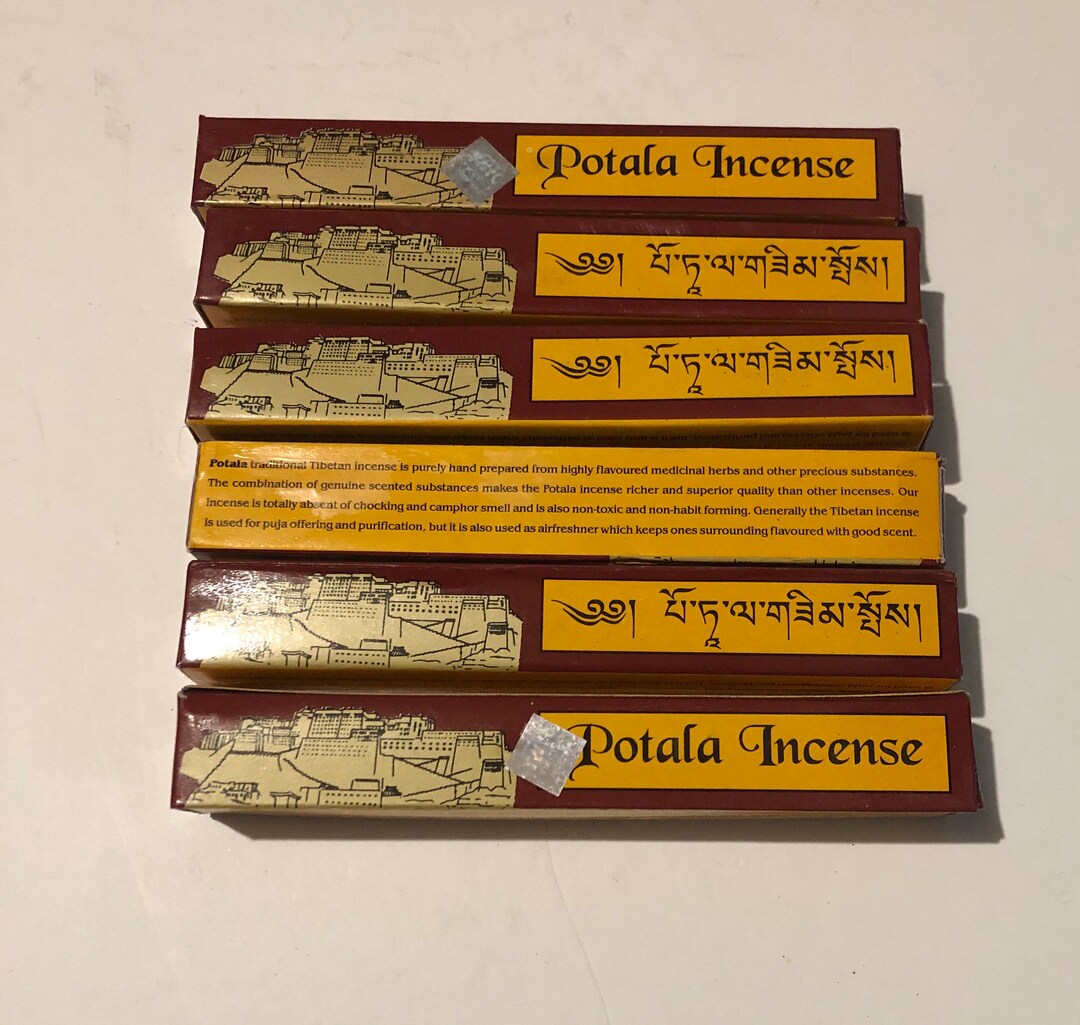 Potala Tibetan Incense Etsy