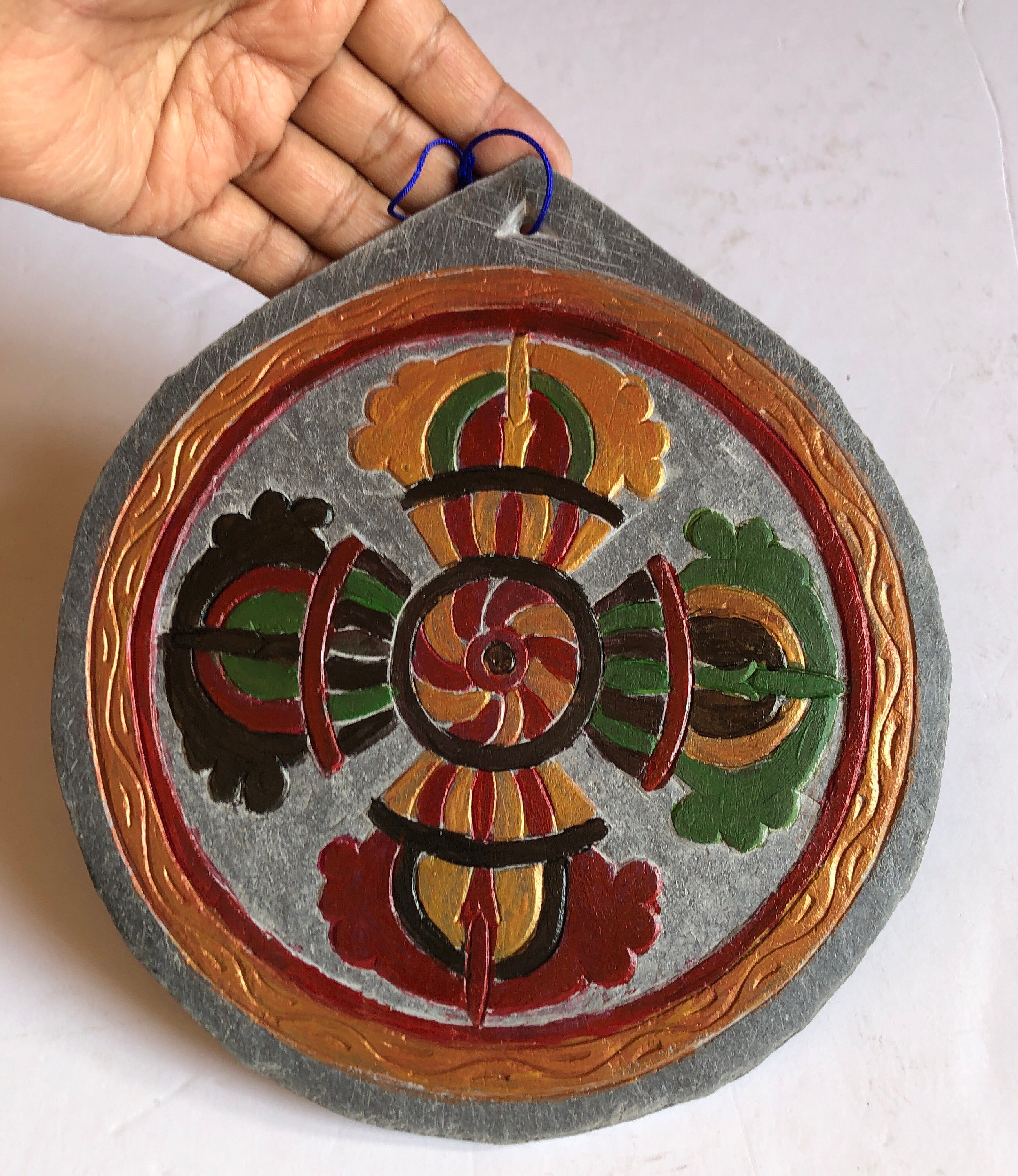 Tibetan Double Vajra Wall Hanging - Etsy
