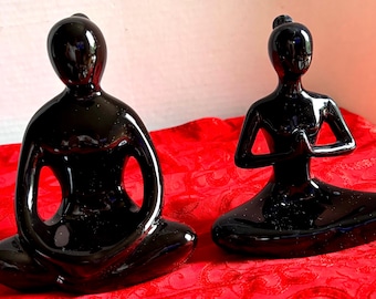 Porcelain Yoga ladies meditation .