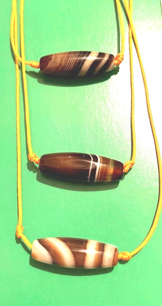 Chong-Dzi Tibetan agate  Dzi beads
