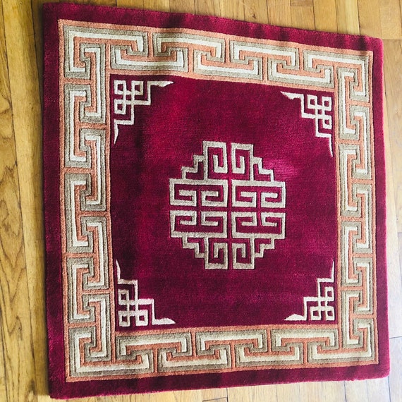 100 Knots Hand Knotted Vegetable Color Tibetan Meditation