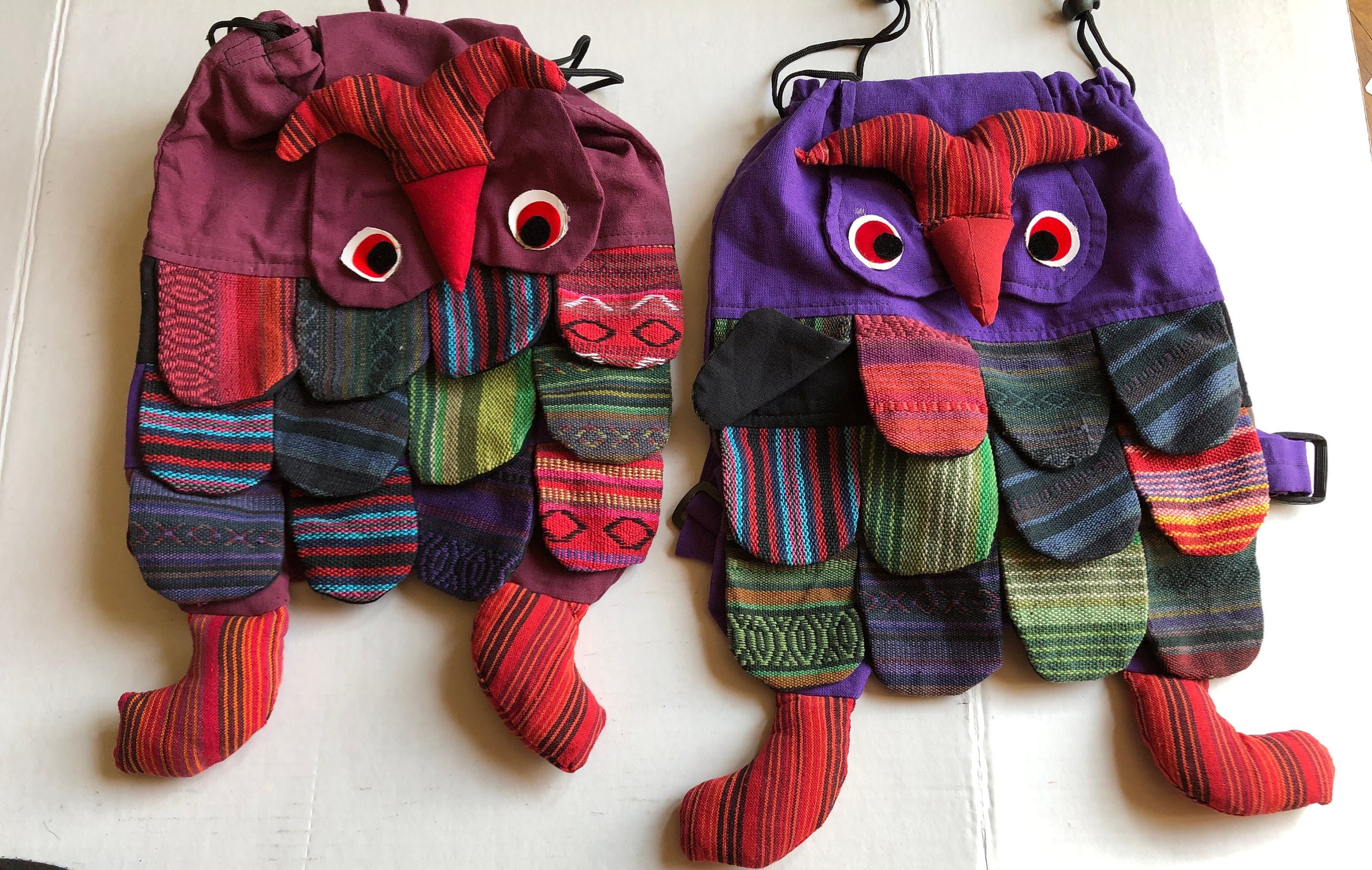 Cotton owl bag pack
