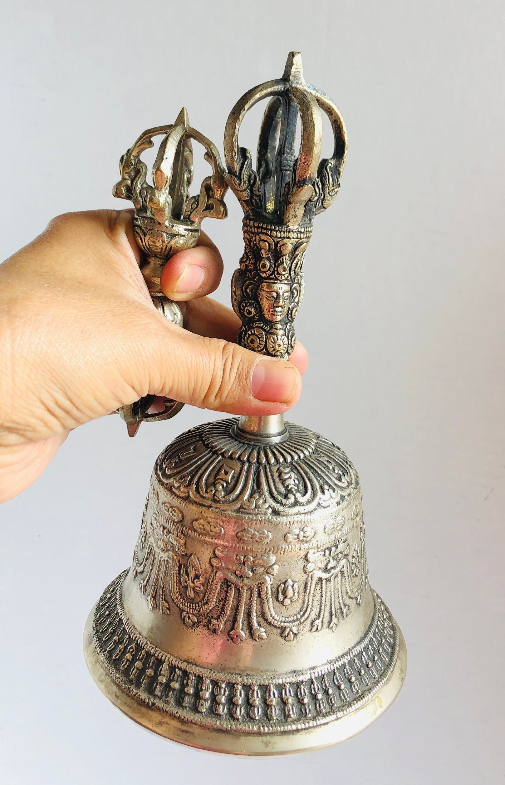 Old and Used Tibetan Buddhist Bell and Dorje - Etsy