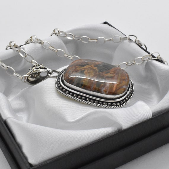 Vintage Large Ornate Solid 925 Sterling Silver Br… - image 1