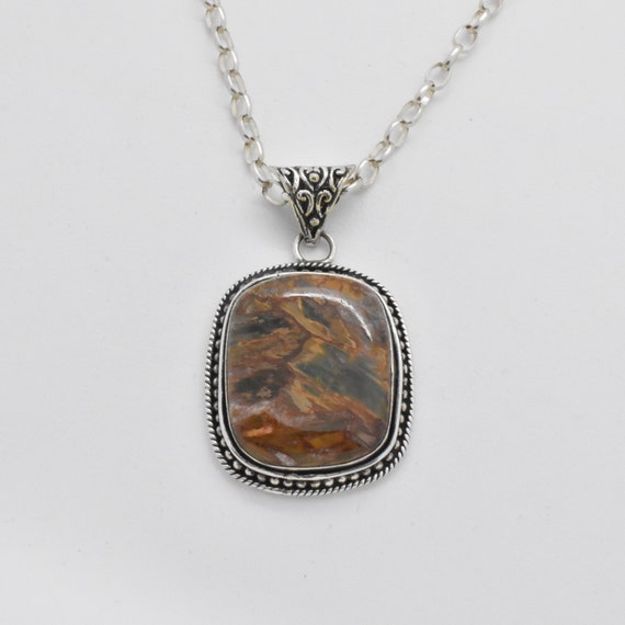 Vintage Large Ornate Solid 925 Sterling Silver Br… - image 6