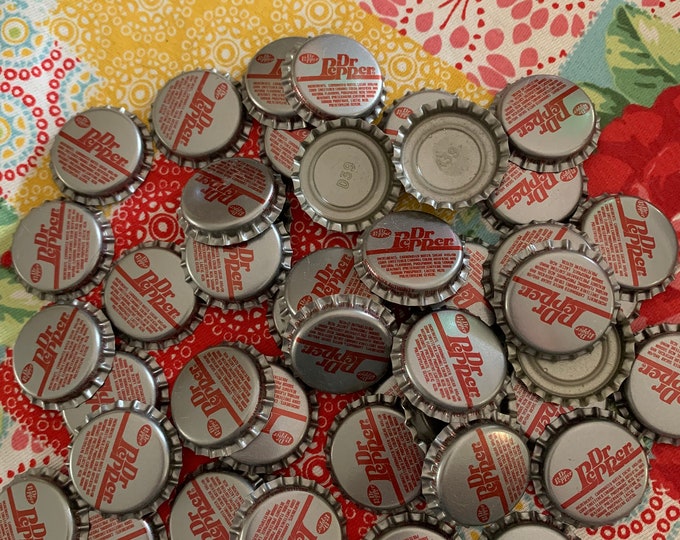 100 Unused Dr Pepper Bottle Caps Etsy