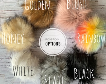 luxury faux fur pom poms, faux fur pom poms for hats, faux fur pompom, bulk pom poms, giant faux fur pom pom, rainbow faux fur, blush fur