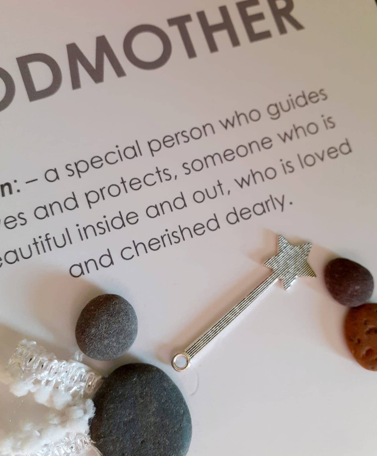 Godmother Pebble Art Frame /godmother Gift / Godmother Etsy Ireland