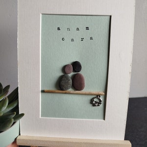 Anam Cara pebble art /bbf / gifts for best friend / Irish sayings / friend of my soul  / Irish gifts / friendship gift