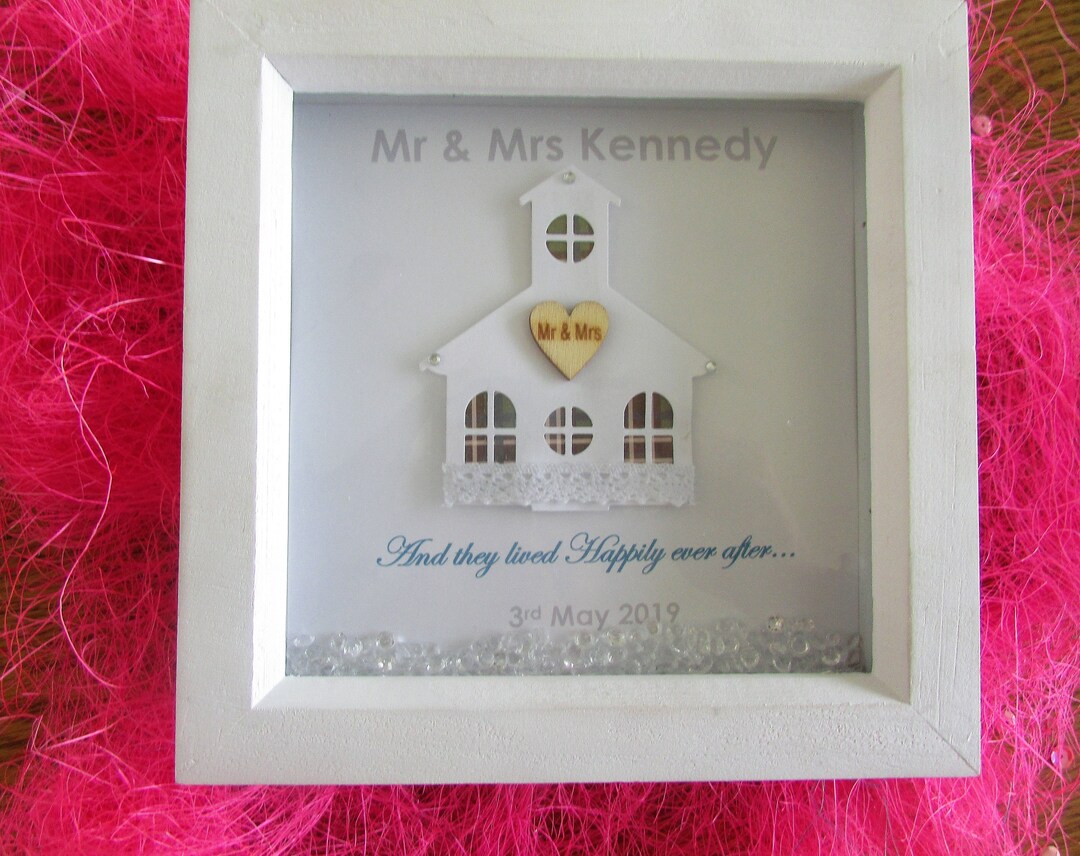 Personalized Wedding Frame / Custom Wedding Frame / Mr Mrs Etsy