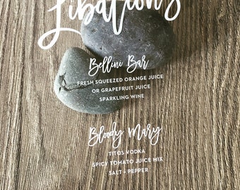 Clear Wedding Menus. Clear Menu. 5x7. Transparnet Menu. Bridal Shower