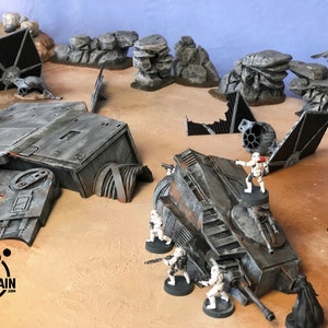 Imperial Walker Set - Star Wars Legion Terrain - 40K