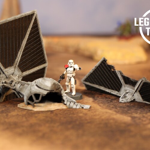 Star Wars Legion Terrain Urban Workshop 3D Printed | Etsy