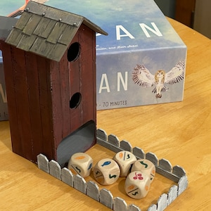 Wingspan Dice Tower Birdhouse 3D STL
