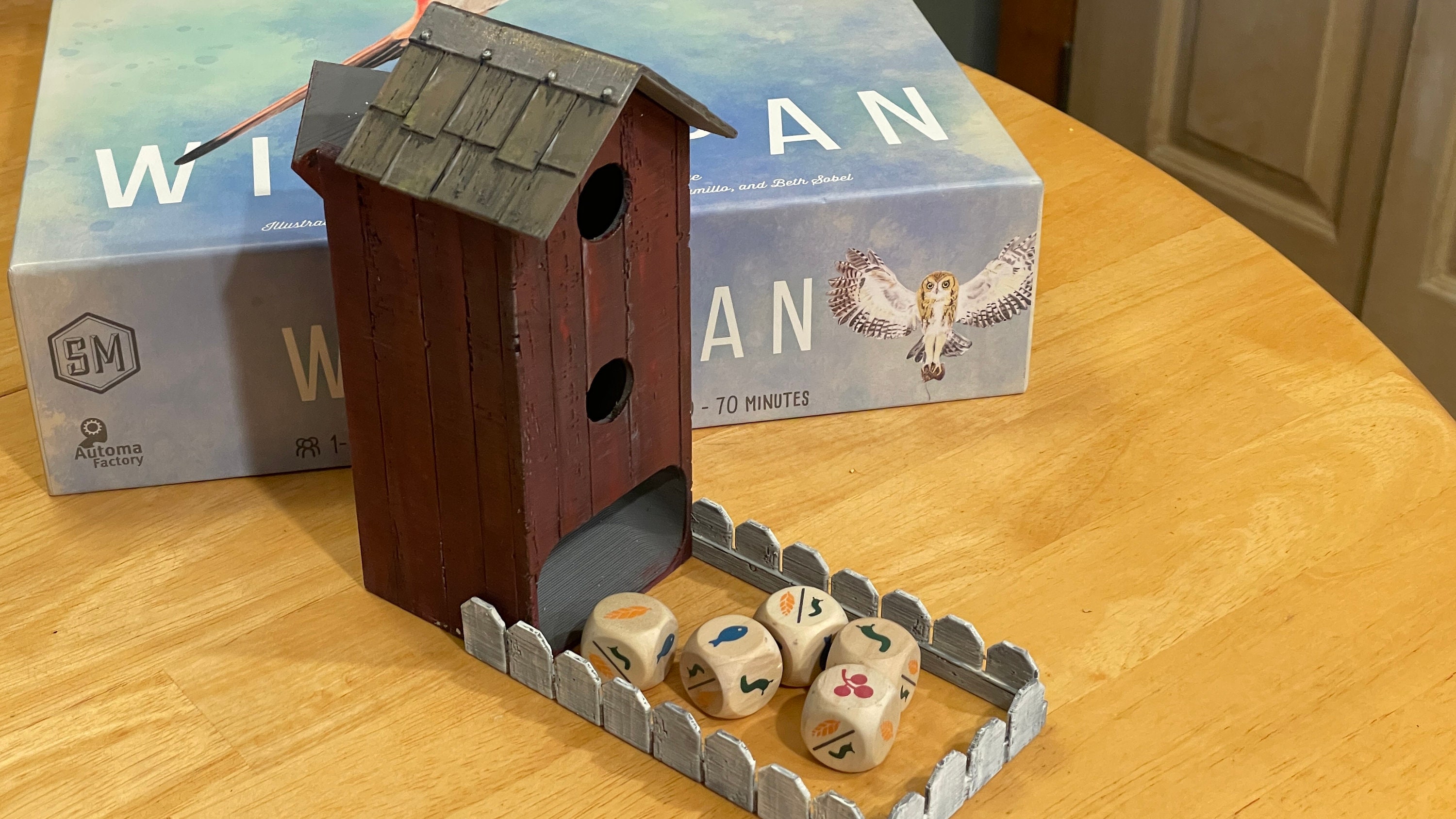 Wingspan Dice Tower Birdhouse 3D STL Etsy