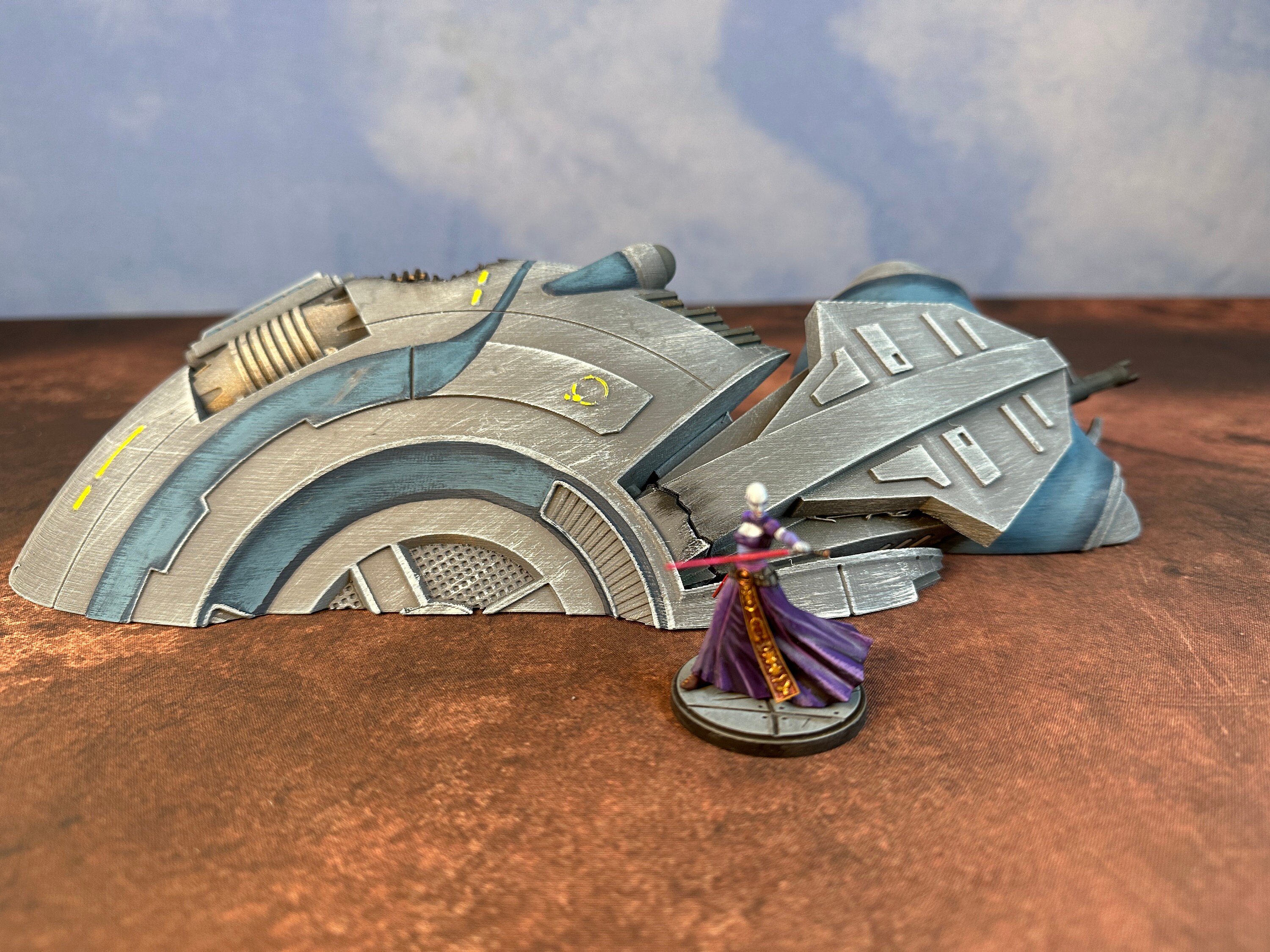 Shatterpoint Crashed Separatist Gunship - Etsy, image size:3000x2250