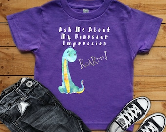 Dinosaur Shirt, Dinosaur Roar Shirt, Dinosaur Gift, Funny T-Rex Shirt, Toddler Shirt, Dinosaur Toddler