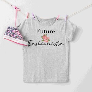 Future Fashionista, Kids Fashion, Girl Birthday Gift, Youth Fashion Clothes, Model Shirt, Youth Short Sleeve T-Shirt, Youth Birthday Gift