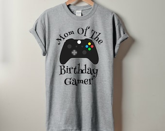 Mom of Birthday Gamer, Video Game Birthday, Video Game Birthday Party, Gamer Birthday, Gamer Mom, Video Game Mom, Gamer, Youth Gamer